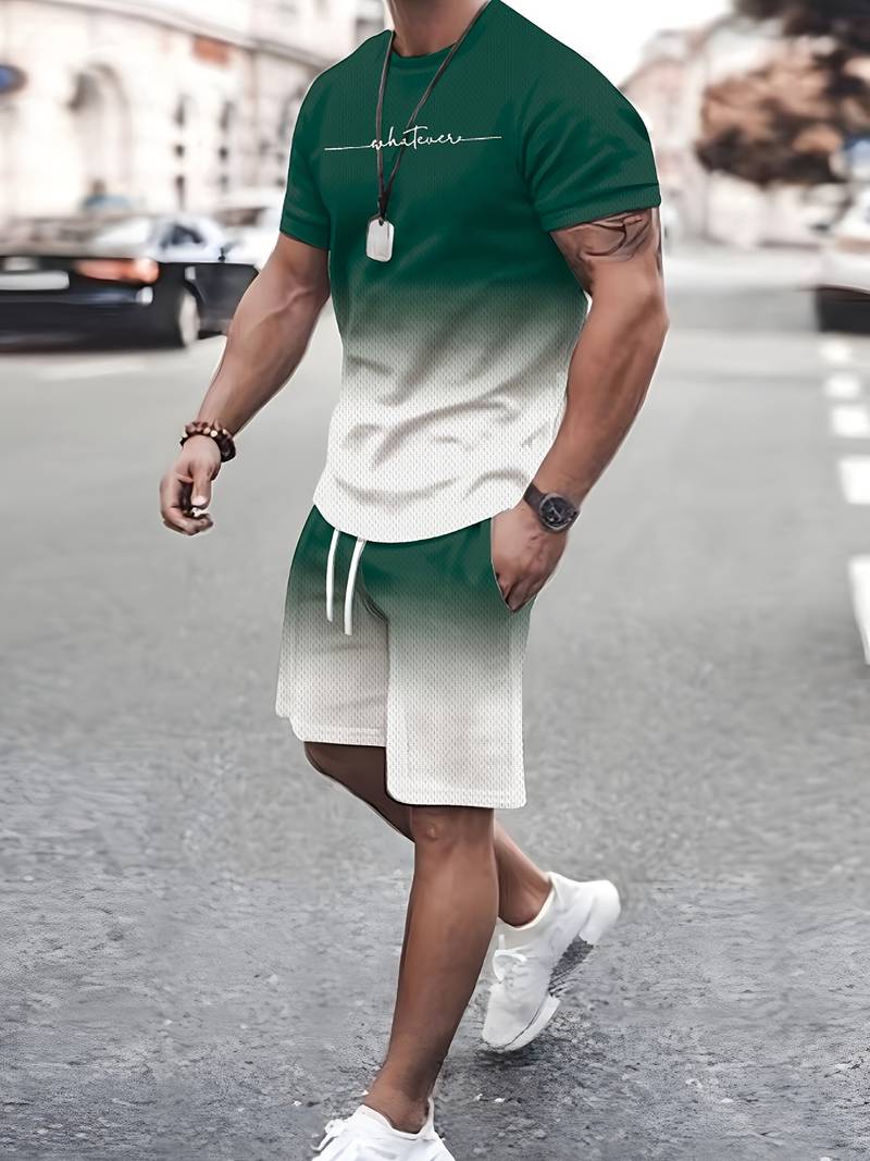 Richard – kurzärmliges t-Shirt mit rundhalsausschnitt und shorts