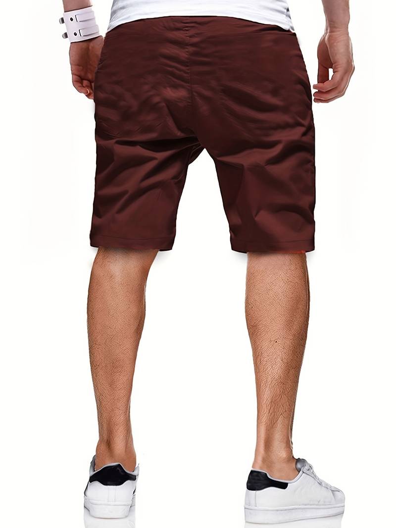 Nicholas – shorts mit kordelzug in normaler passform