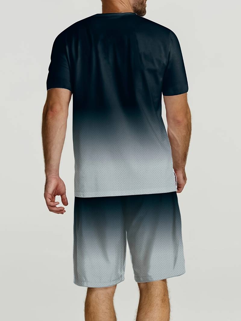 Richard – kurzärmliges t-Shirt mit rundhalsausschnitt und shorts