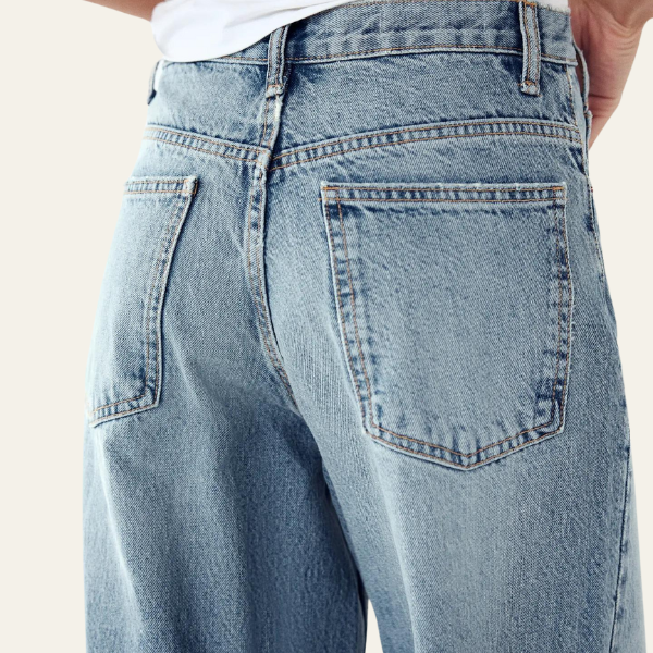 Candice™ - Denim Weitbein-Jeans