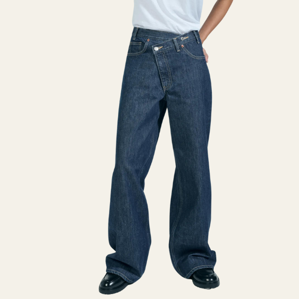 Candice™ - Denim Weitbein-Jeans