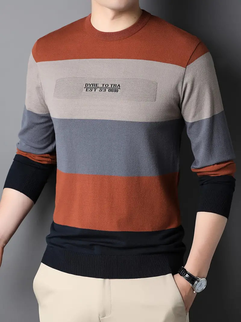Ryan – lässiger farbblockpullover