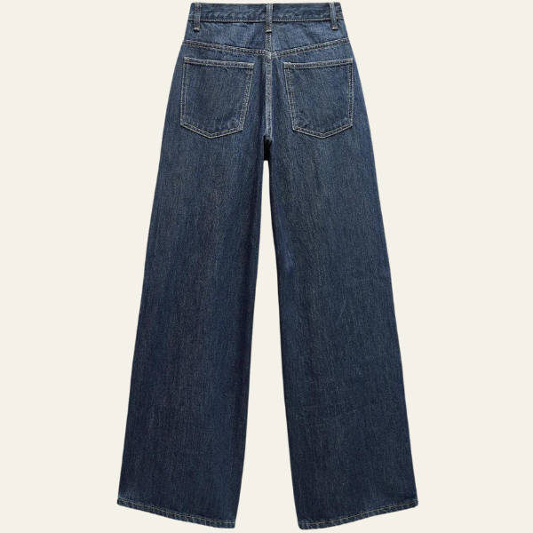 Candice™ - Denim Weitbein-Jeans