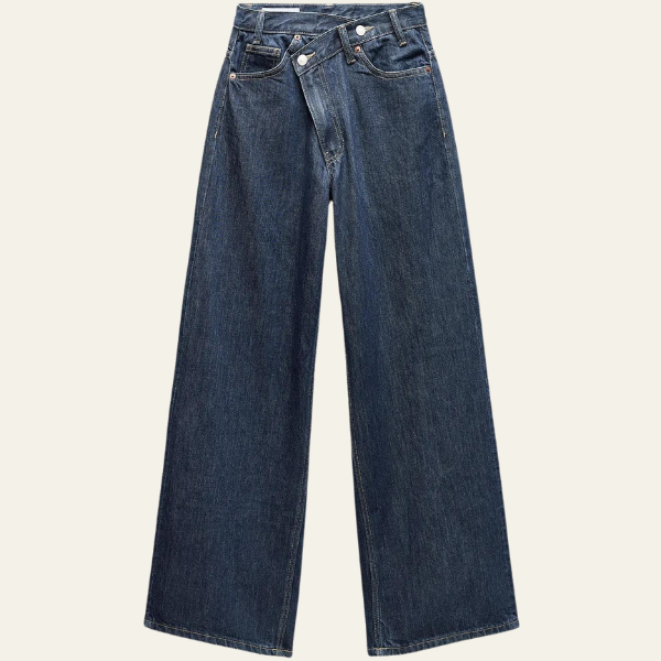 Candice™ - Denim Weitbein-Jeans