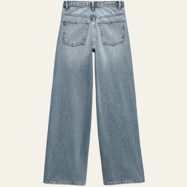 Candice™ - Denim Weitbein-Jeans