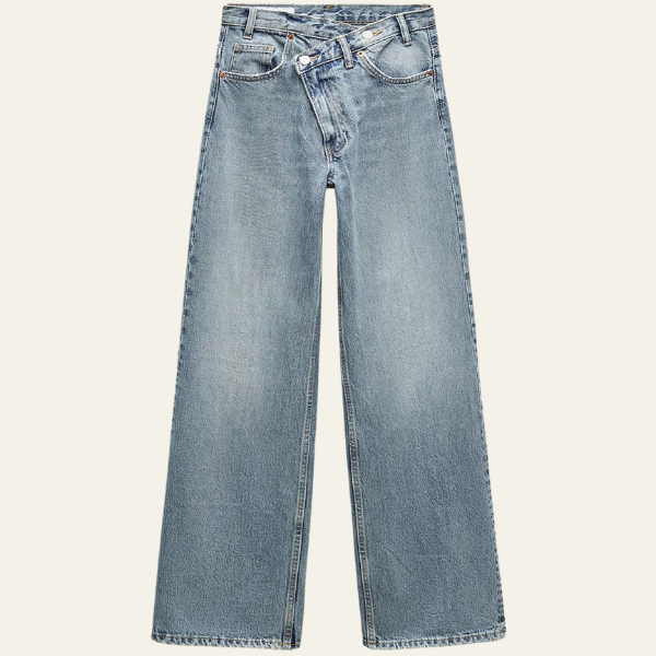Candice™ - Denim Weitbein-Jeans