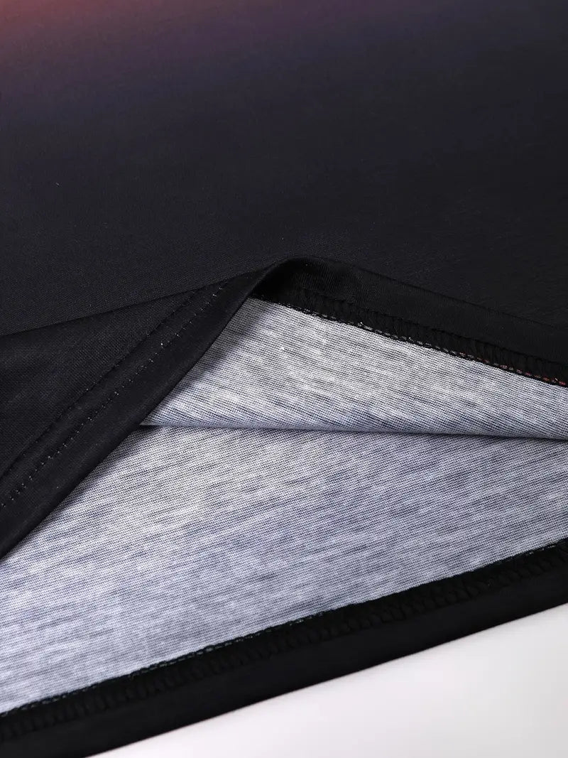 Aiden – bequemes t-shirt mit farbverlaufsgrafik für männer