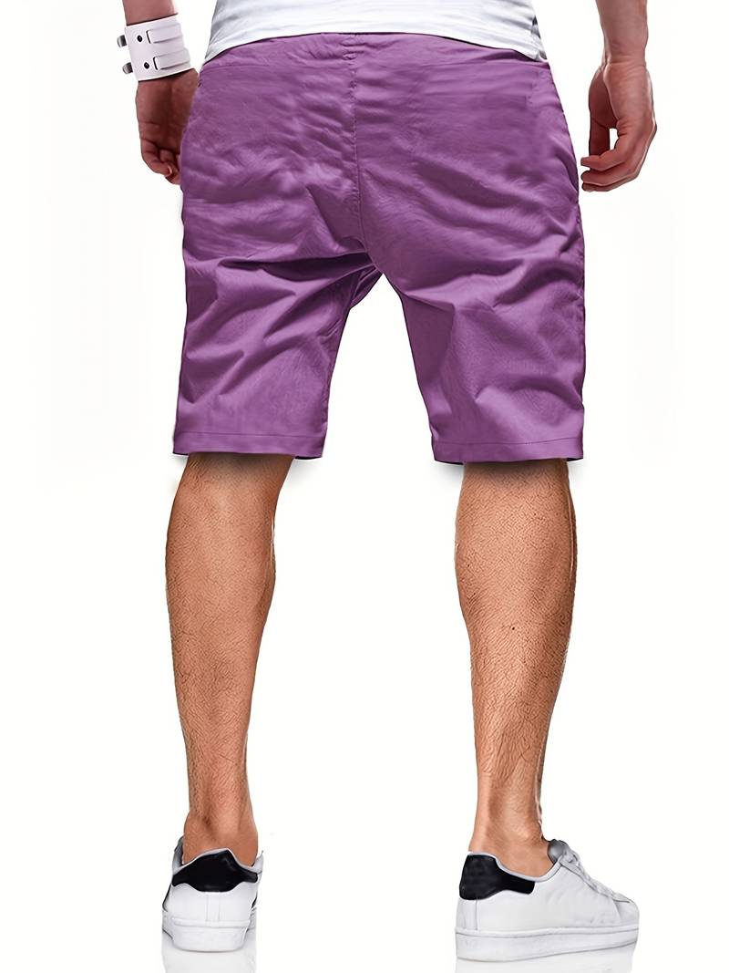 Nicholas – shorts mit kordelzug in normaler passform