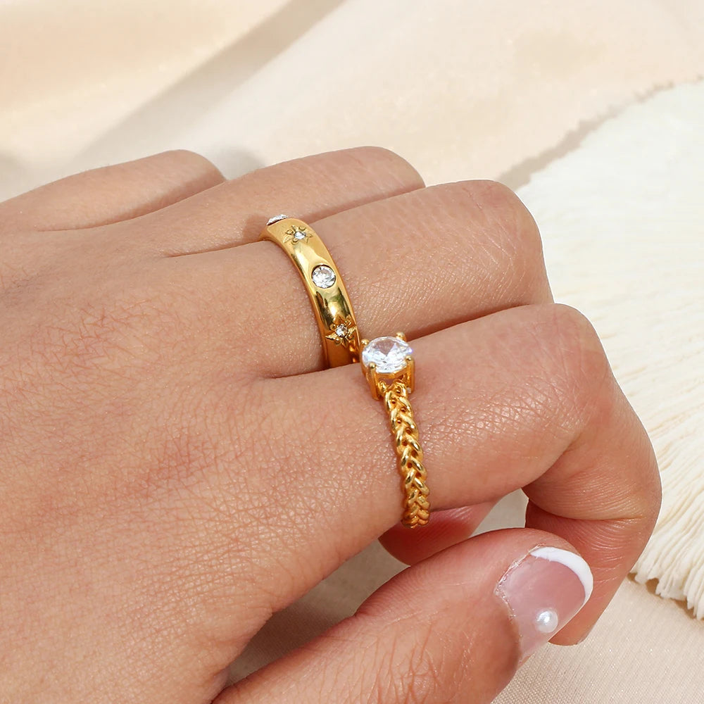 Zafira Gold Ring