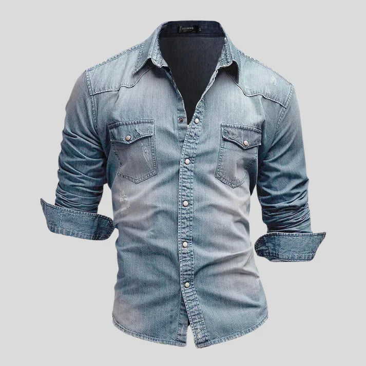 Maximum - jeanshemd