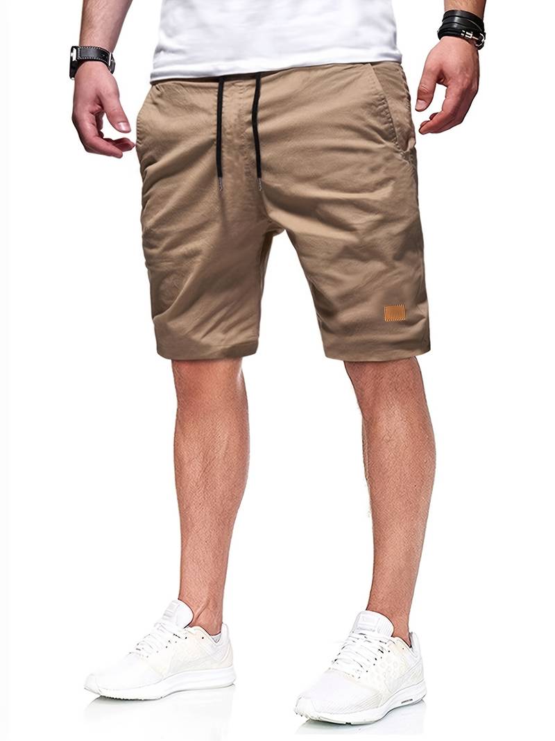 Nicholas – shorts mit kordelzug in normaler passform