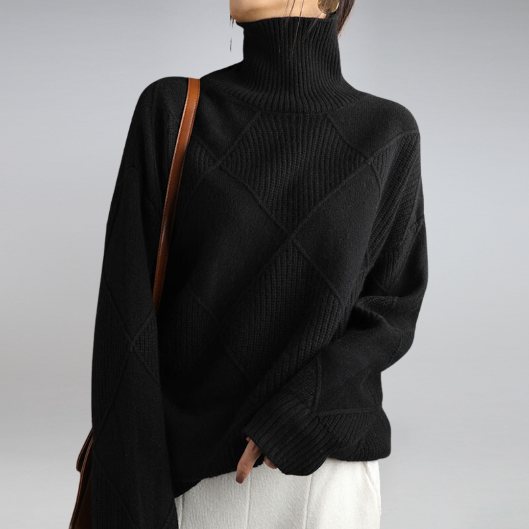 Tami - Kuscheliger Kaschmir Damen Rollkragenpullover