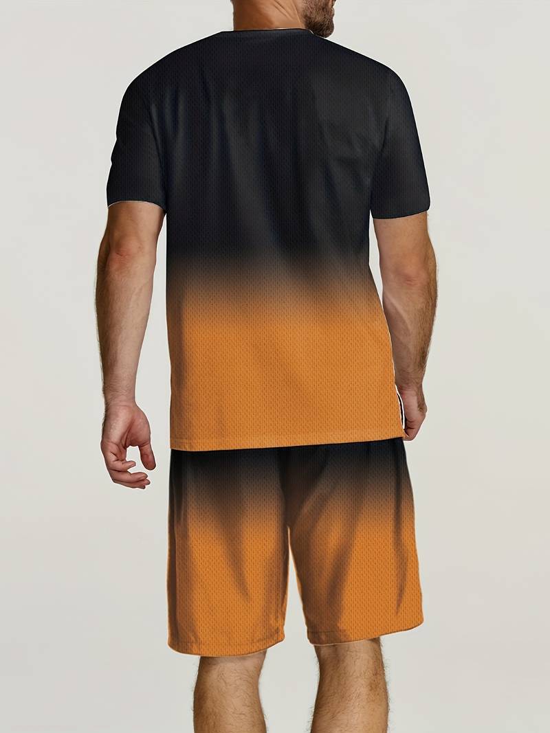 Richard – kurzärmliges t-Shirt mit rundhalsausschnitt und shorts
