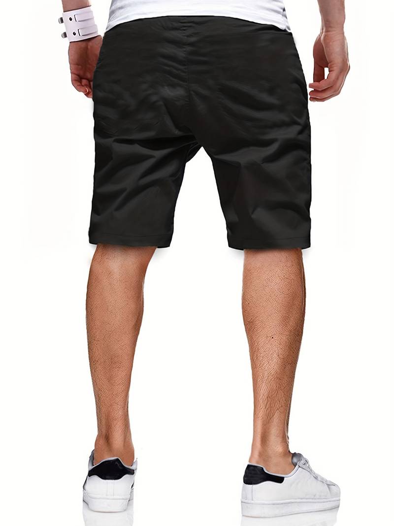 Nicholas – shorts mit kordelzug in normaler passform