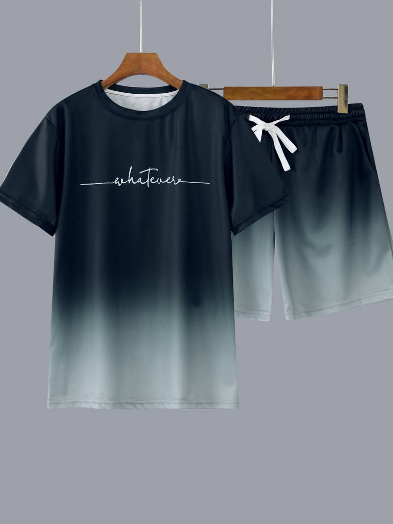 Richard – kurzärmliges t-Shirt mit rundhalsausschnitt und shorts