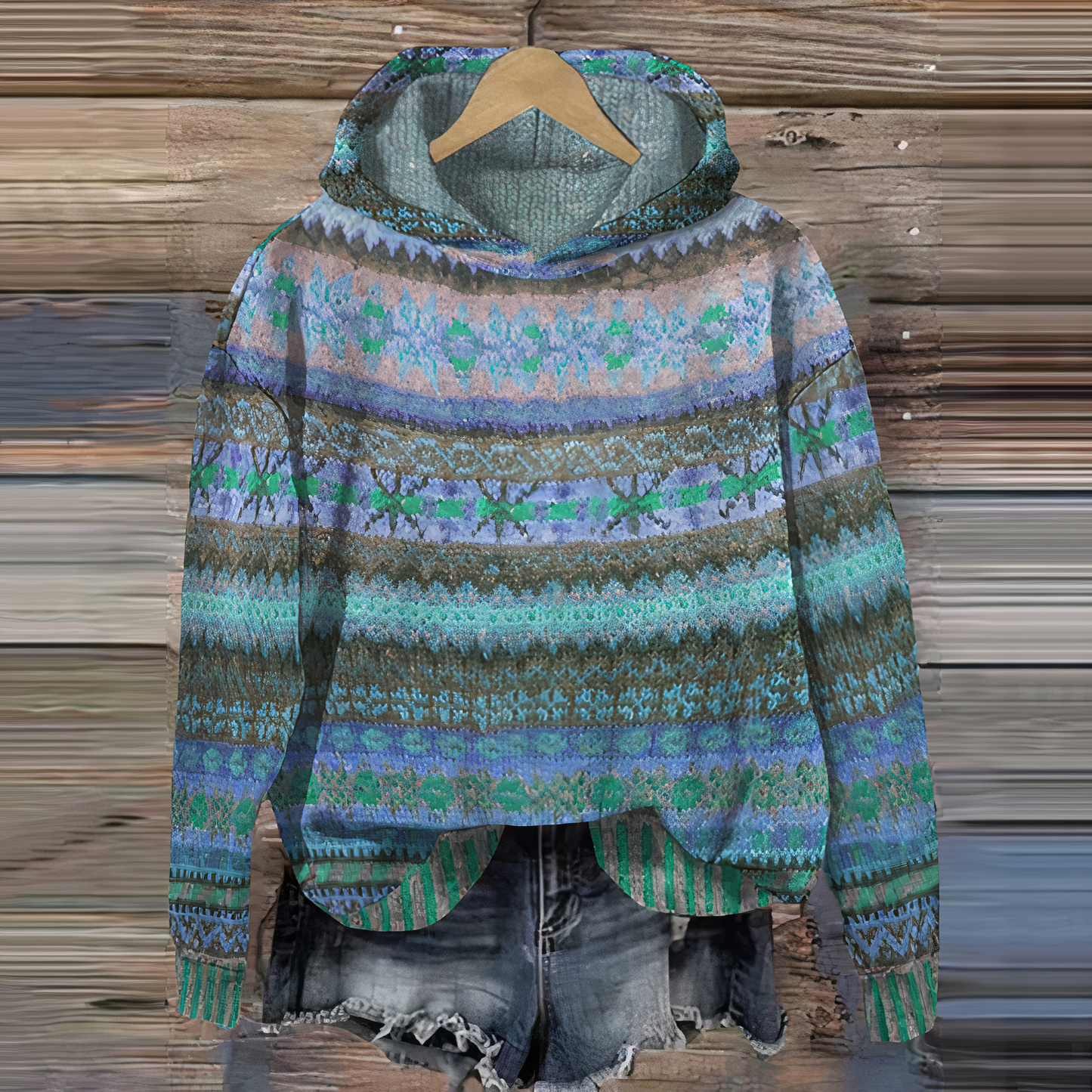 Livia - Vintage-Kapuzenpullover