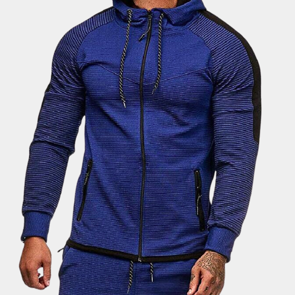 Niko - stylische herrenjacke mit kapuze für einen modernen look