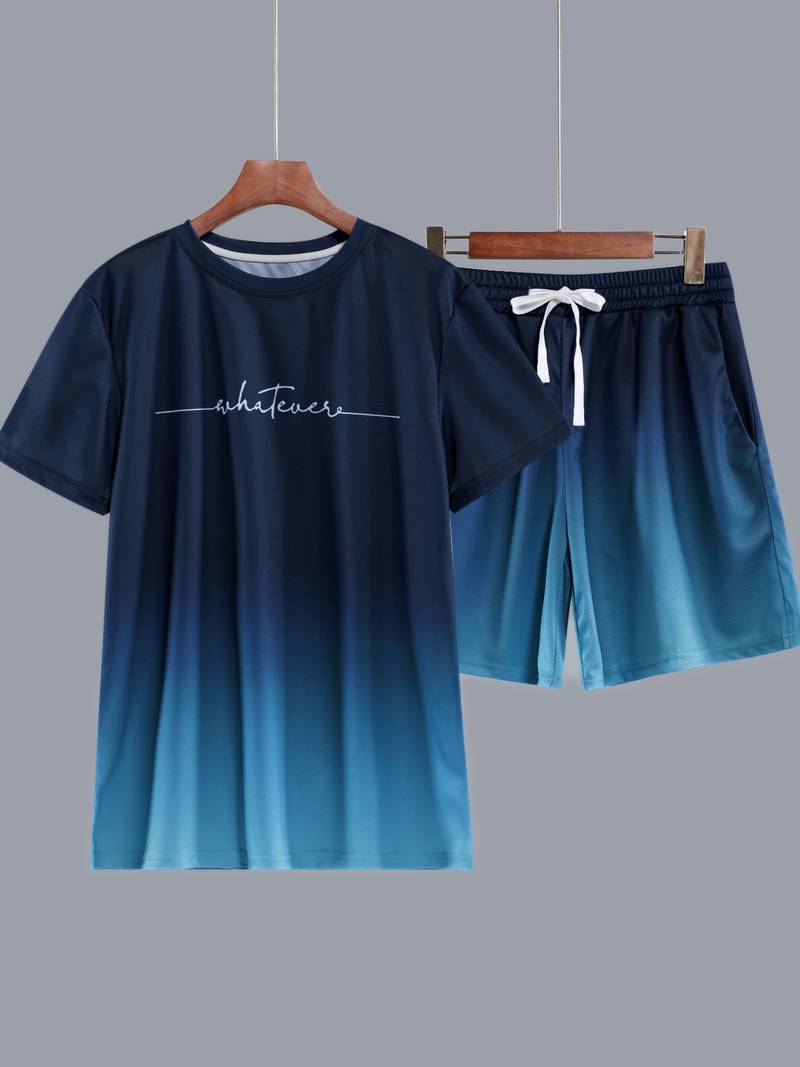 Richard – kurzärmliges t-Shirt mit rundhalsausschnitt und shorts