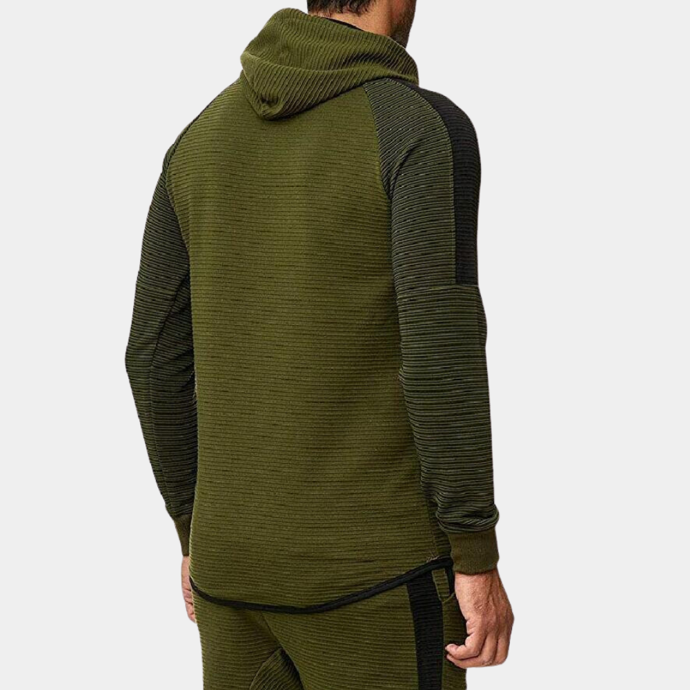 Niko - stylische herrenjacke mit kapuze für einen modernen look