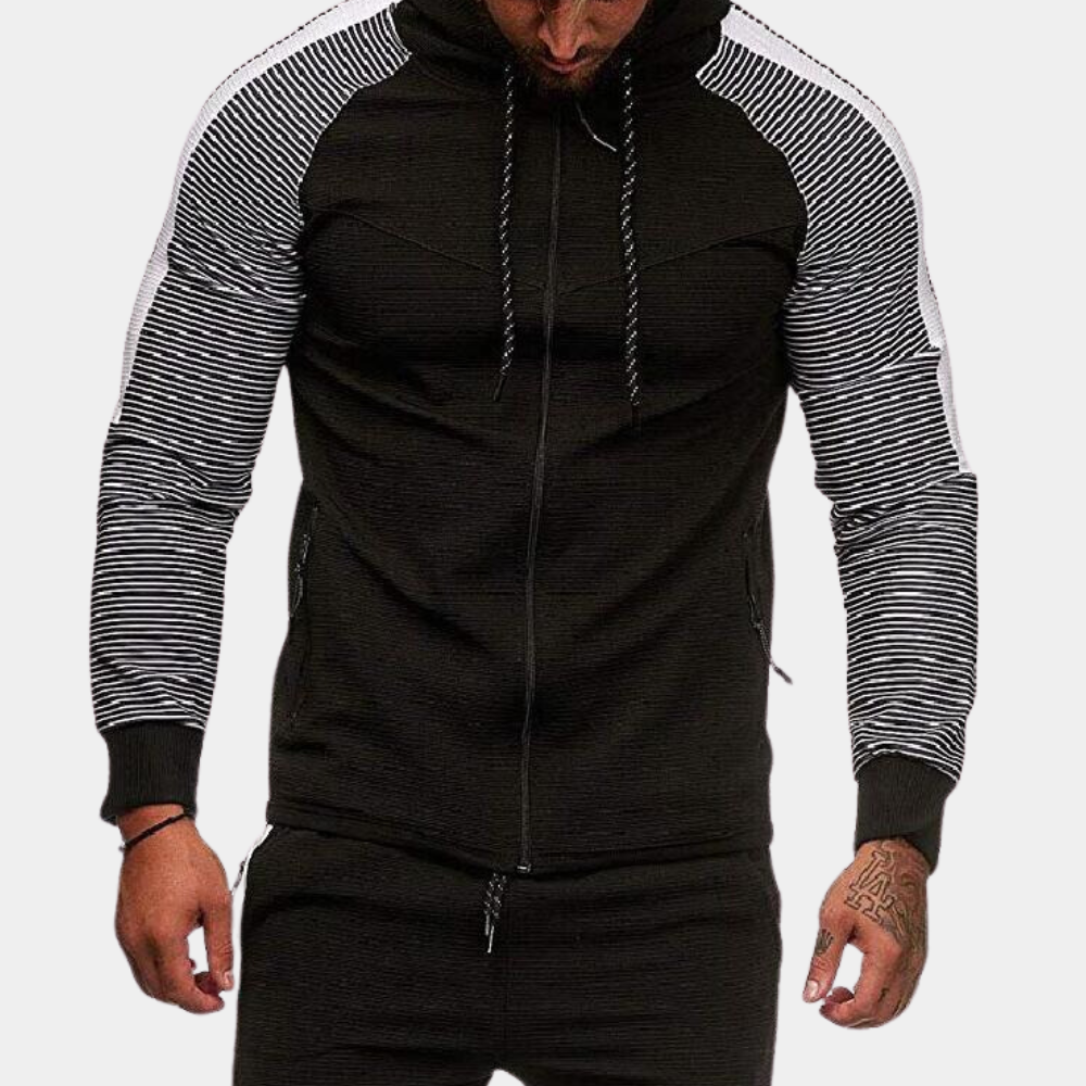 Niko - stylische herrenjacke mit kapuze für einen modernen look