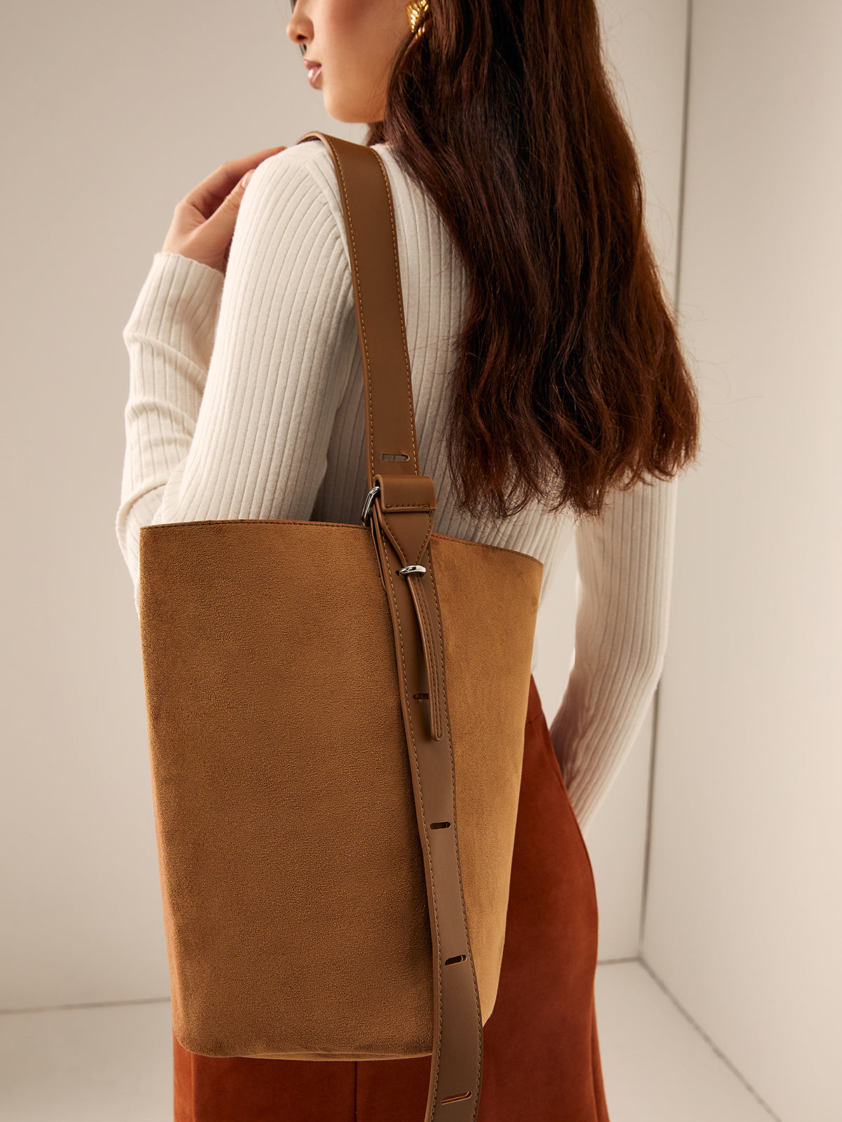 Schnalle Bucket Bag