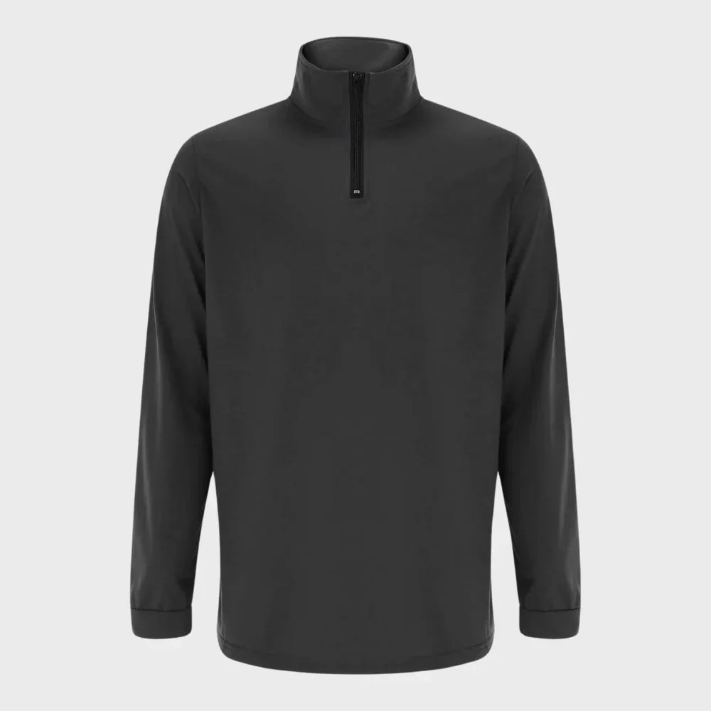 Warmer herrenpullover mit reißverschluss