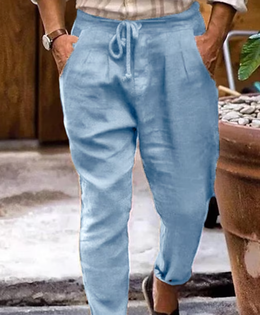 HENRIKO - Leinenhose für Herren