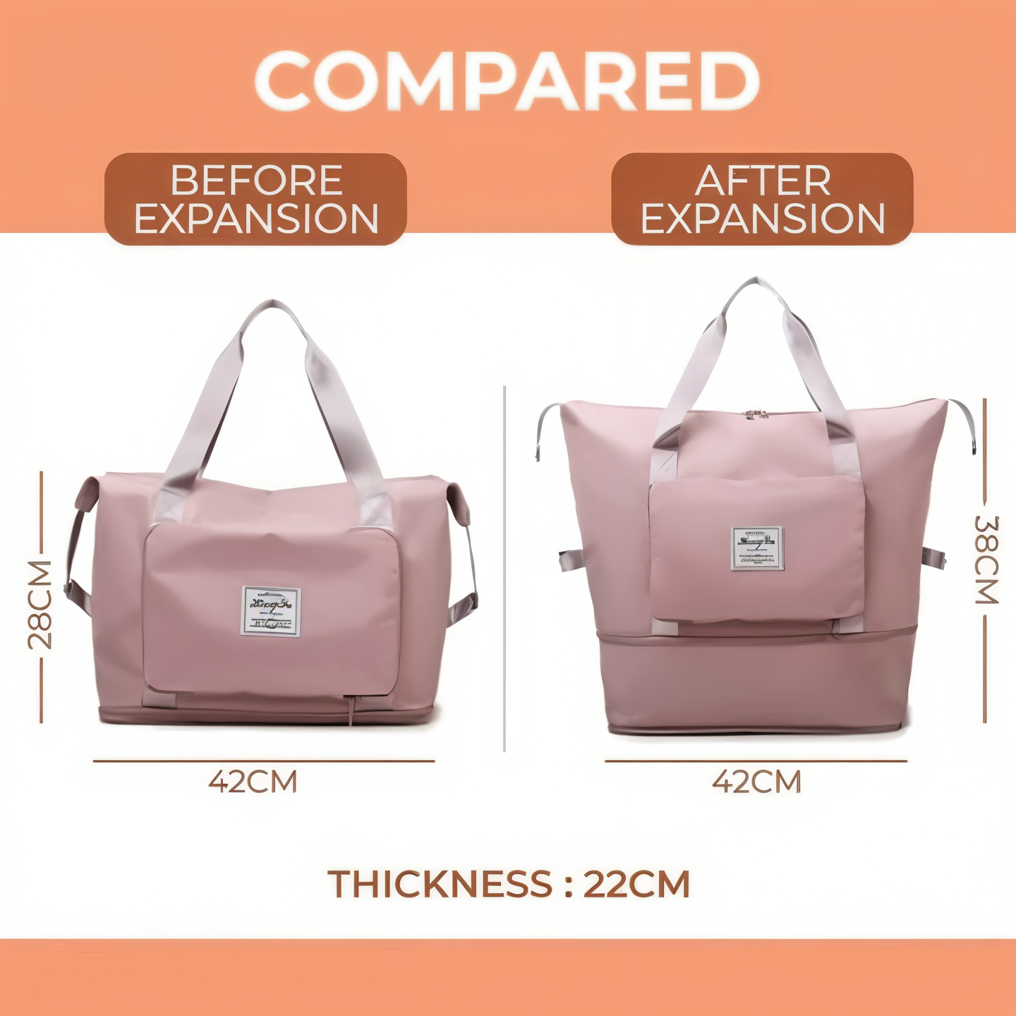 Bellachicha - Faltbare Reisetasche | Hochwetige Umhängetasche Damen