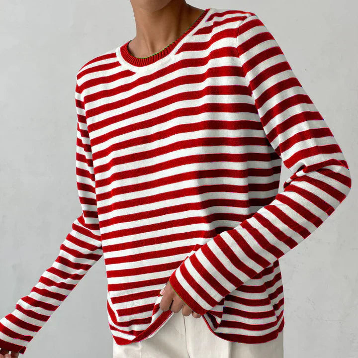 Lucy - Gestreiftes Langarm-Shirt