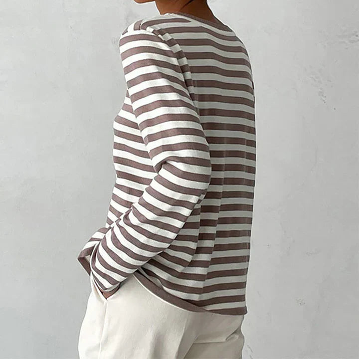 Lucy - Gestreiftes Langarm-Shirt