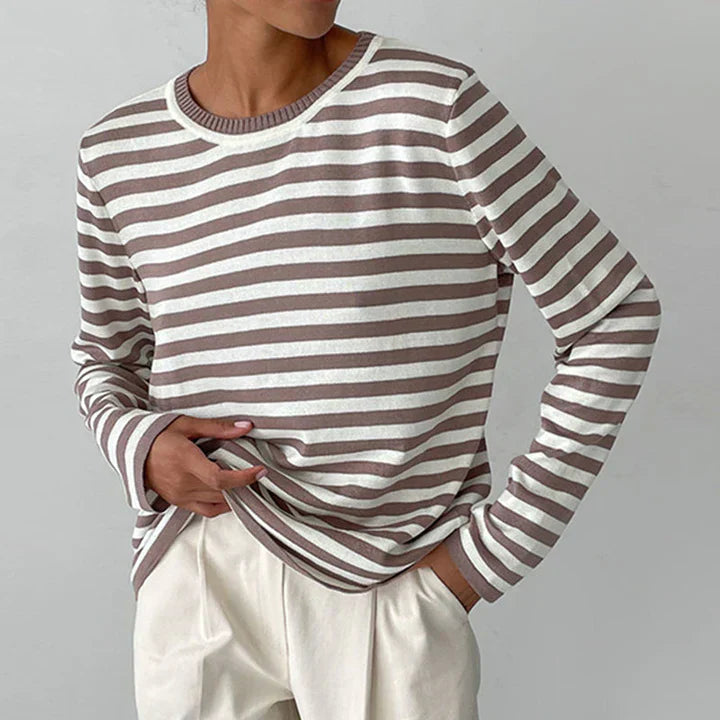 Lucy - Gestreiftes Langarm-Shirt