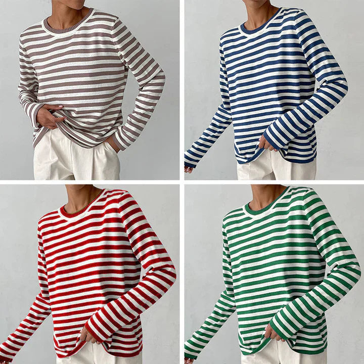 Lucy - Gestreiftes Langarm-Shirt