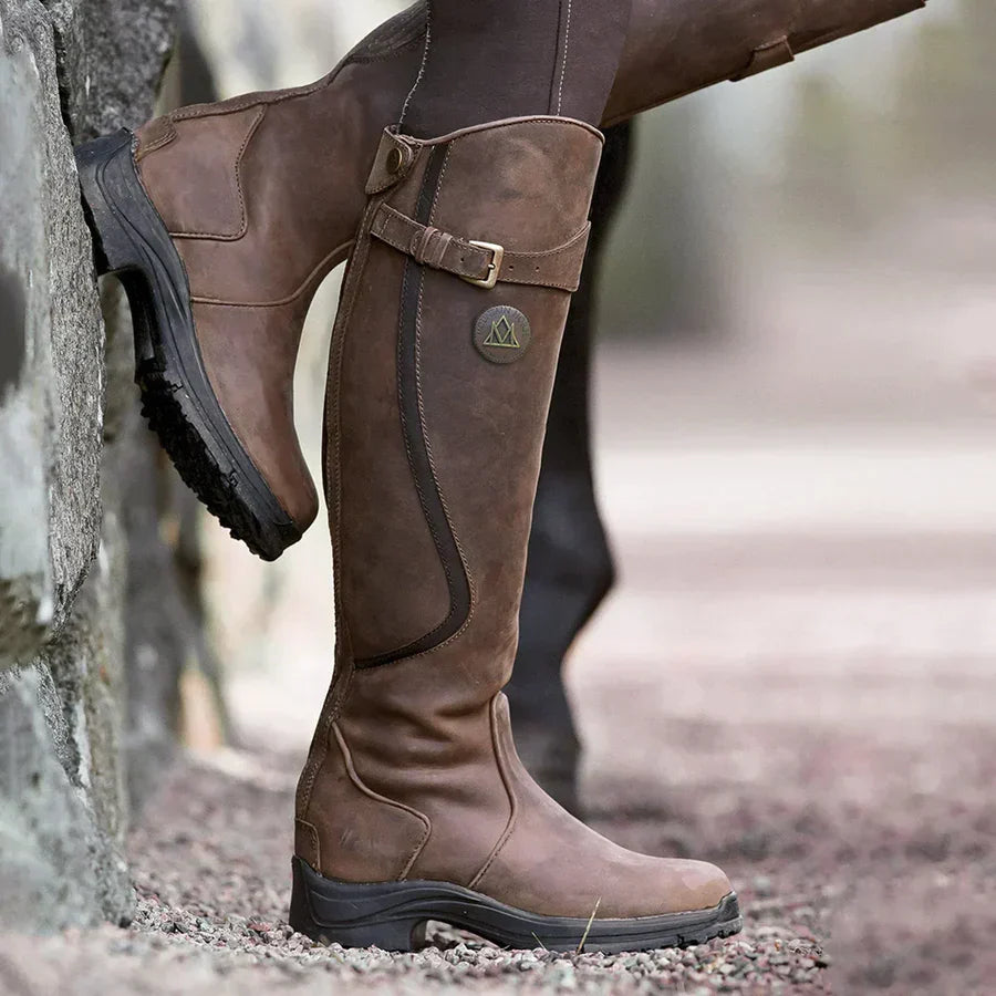 Jorja | Gladiator-Stiefel mit niedrigem Absatz