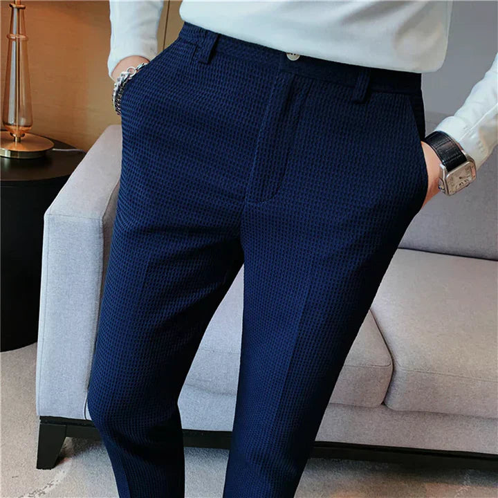 Willem - lässige hose aus waffelstoff