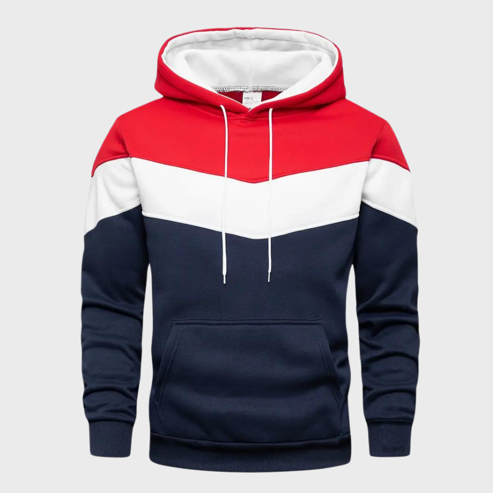 Stylischer herren-hoodie mit verstellbarer kapuze - Niels