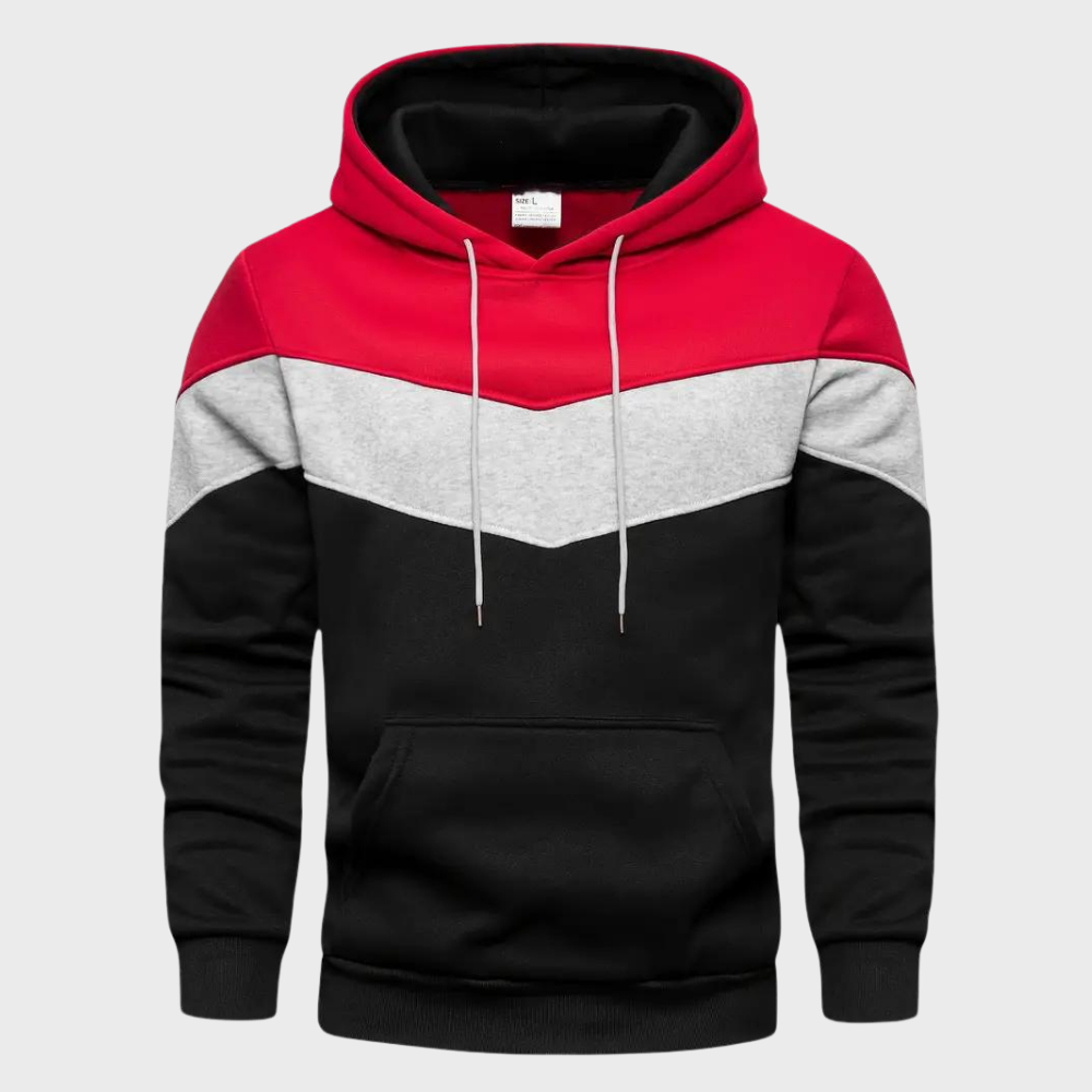 Stylischer herren-hoodie mit verstellbarer kapuze - Niels