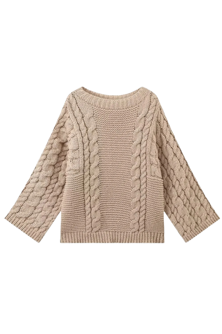 Pullover mit Glockenärmeln
