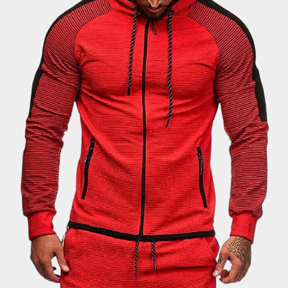 Niko - stylische herrenjacke mit kapuze für einen modernen look
