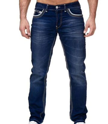 Benjamin – denim-jeans mit geradem bein für herren