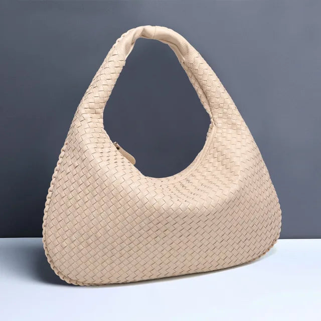 Bellachicha - Vintage Umhängetasche damen | Geflochtene Handtasche mit Reißverschluss im Sale