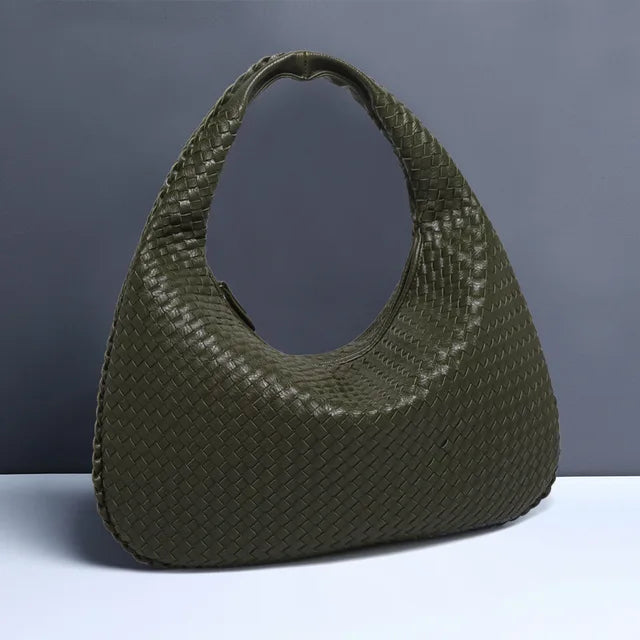 Bellachicha - Vintage Umhängetasche damen | Geflochtene Handtasche mit Reißverschluss im Sale