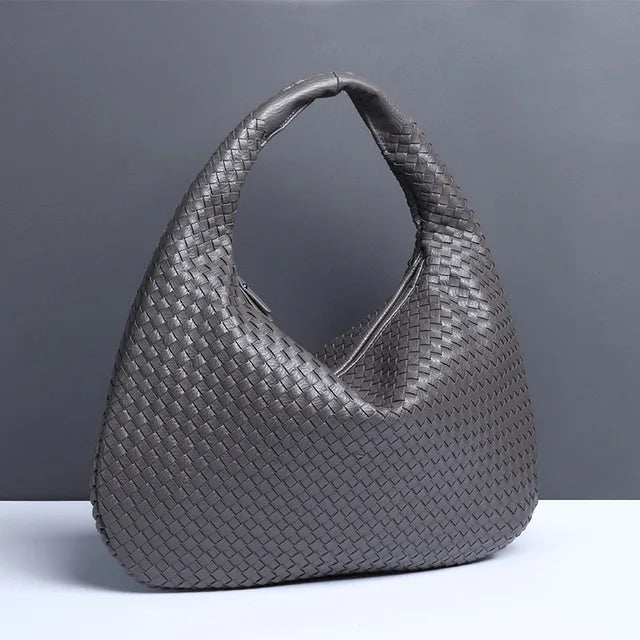 Bellachicha - Vintage Umhängetasche damen | Geflochtene Handtasche mit Reißverschluss im Sale