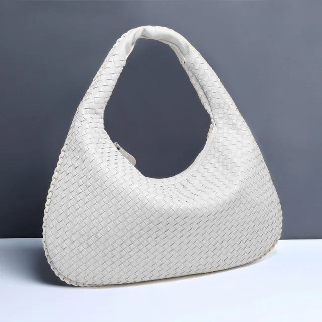 Bellachicha - Vintage Umhängetasche damen | Geflochtene Handtasche mit Reißverschluss im Sale