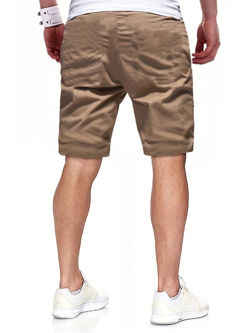 Nicholas – shorts mit kordelzug in normaler passform