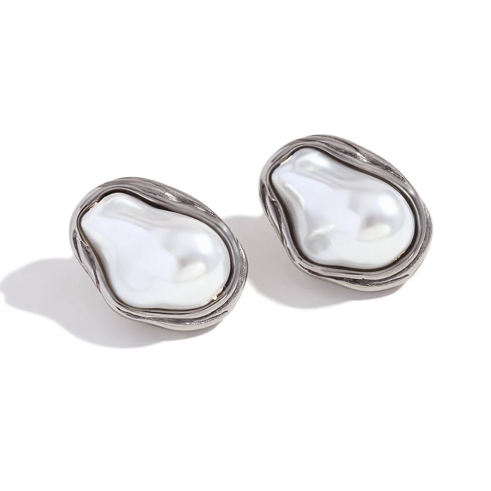 Baroque Pearl Studs