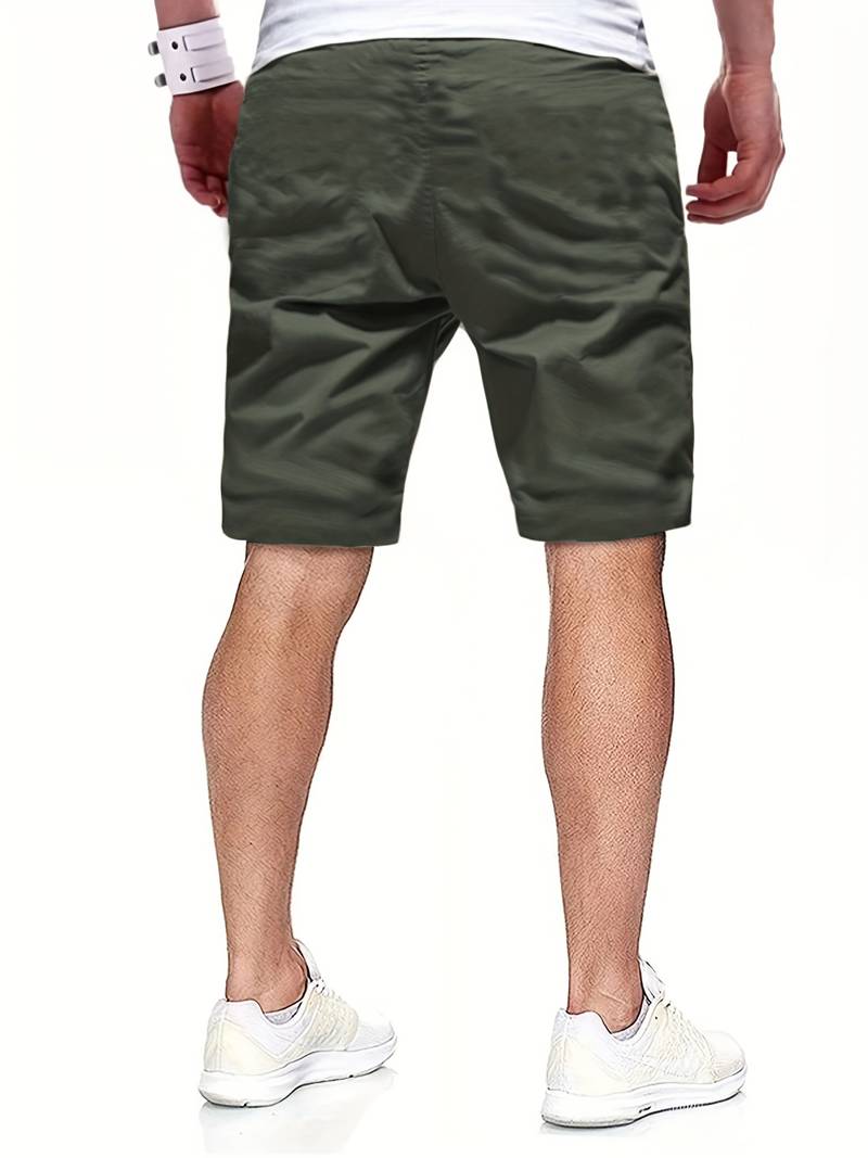 Nicholas – shorts mit kordelzug in normaler passform