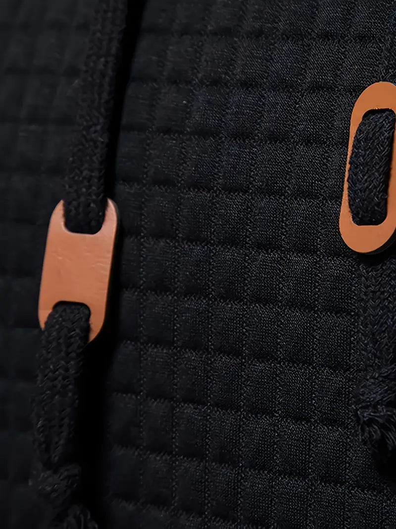 Magnus - kapuzenpullover mit waffelmuster für männer
