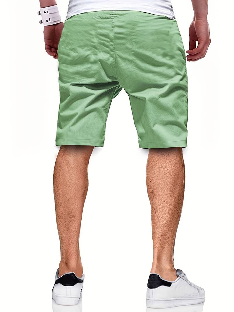 Nicholas – shorts mit kordelzug in normaler passform