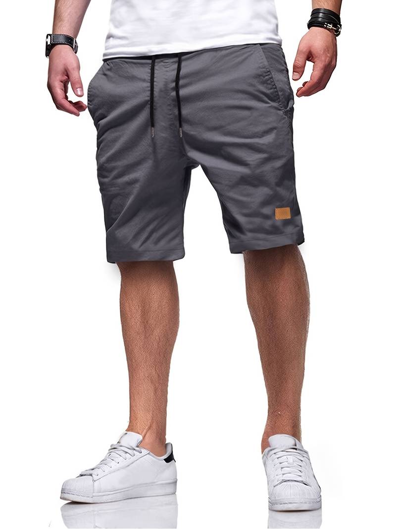 Nicholas – shorts mit kordelzug in normaler passform