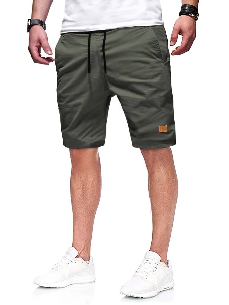 Nicholas – shorts mit kordelzug in normaler passform